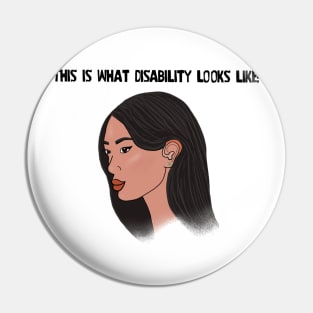 This What Disability Looks Like Hearing Aid Pin