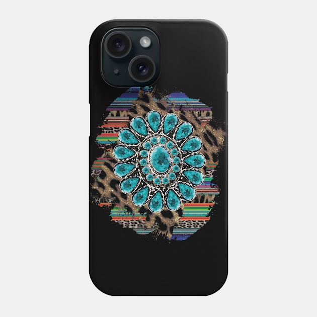 Turquoise Phone Case by DigitalCreativeArt