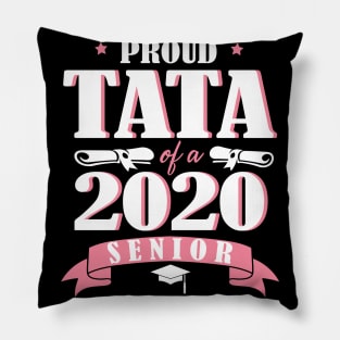 Proud Tata Of A 2020 Senior Graduate Happy Graduation Last Day Class Of School Quarantine Pillow