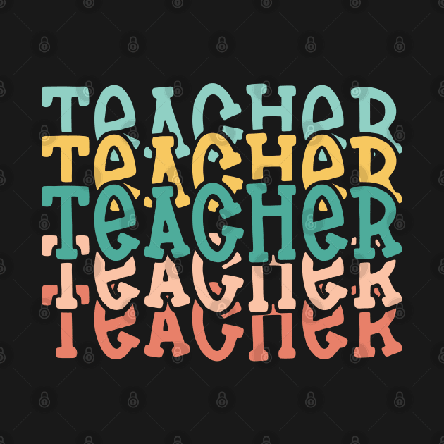 Teacher Appreciation, Colorful Teacher, School Staff Gift Idea by David white