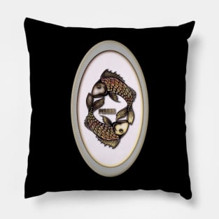 Zodiac sign pisces Pillow