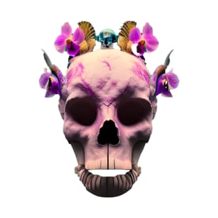 Skull with flowers T-Shirt