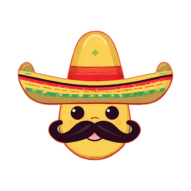 Mexican character in hat by KOTYA