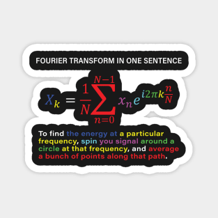 Fourier Transform Formula Magnet