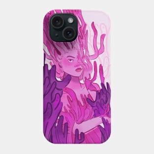 Violet Coral Mushroom Phone Case