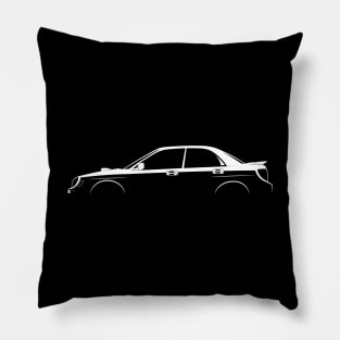 Subaru Impreza WRX STi (GD 2000) Silhouette Pillow