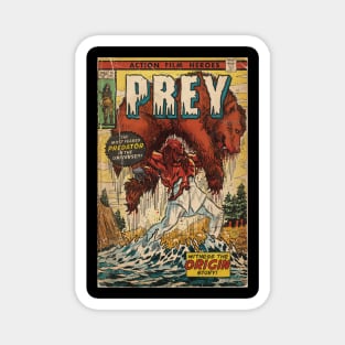 PREY - Predator Bear fight comic book fan art Magnet