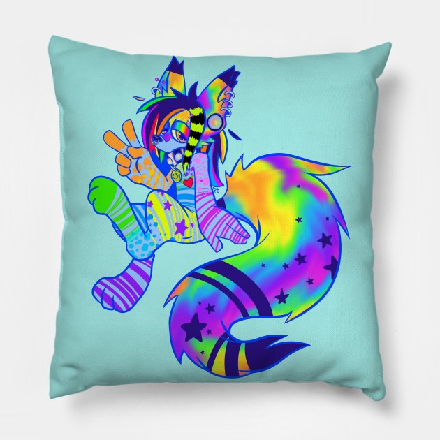 xX PE4CE 0UT DUDE Xx Pillow by Psych0kvltz