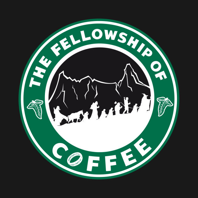 Disover The Fellowship of Coffee - Parody - T-Shirt