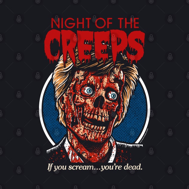 Night Of The Creeps, horror, 80s, cult classic by PeligroGraphics