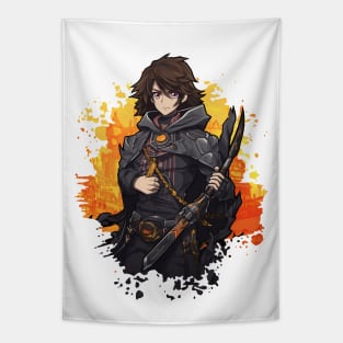Fantasy RPG Game Anime Character - Anime Shirt Tapestry