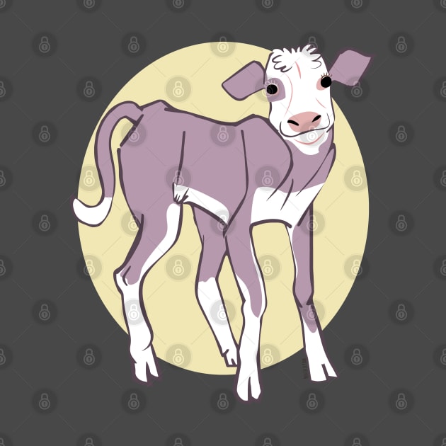 Baby Calf in purple by belettelepink