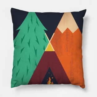 Camping Adventure Pillow