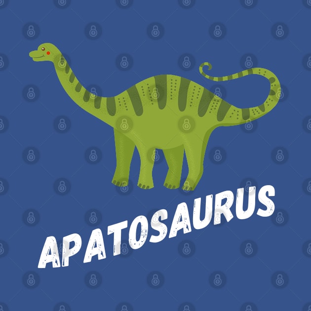 Fun Apatosaurus Dinosaur Design by Terra Fossil Merch