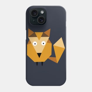 Geometric fox Phone Case