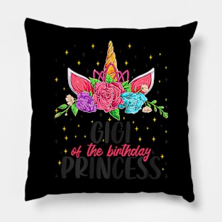 Gigi Of The Birthday Girl Unicorn Bday Girl Party Pillow