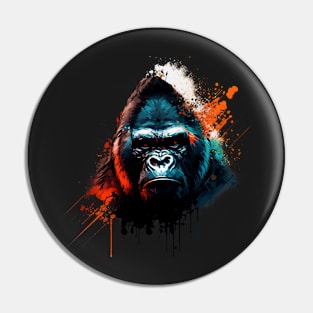 Gorilla Fury Splash Pin