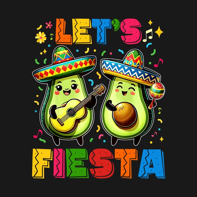 Lets Fiesta 5 Cinco De Mayo For Women Men Boys Girls Mexican by Tater's 