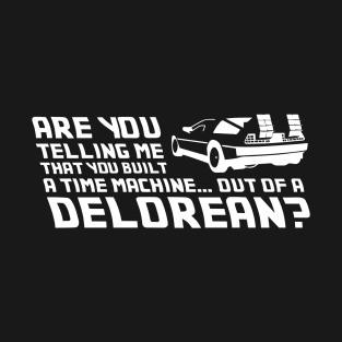 Delorean Time Machine T-Shirt