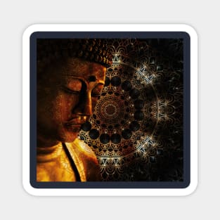 Mandala Buddha Magnet
