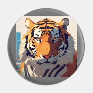 Beautiful Siberian Tiger Pin