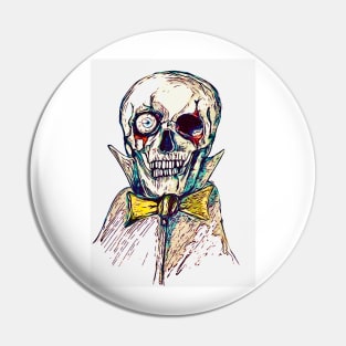 Stylish skull Pin