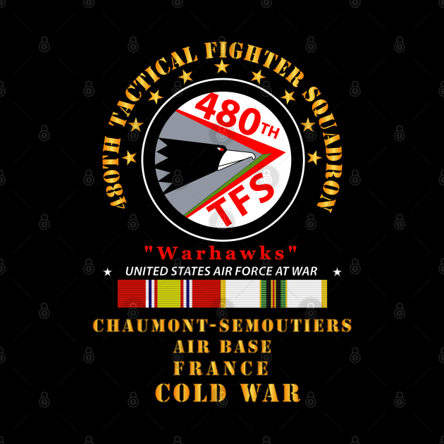 480th Tactical Fighter Squadron - Warhawks - Chaumont-Semoutiers Air Base, France - COLD X 300 by twix123844