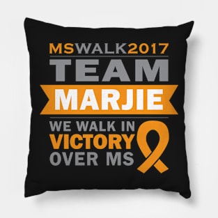 Team Marjie Walks MS 2017 Pillow