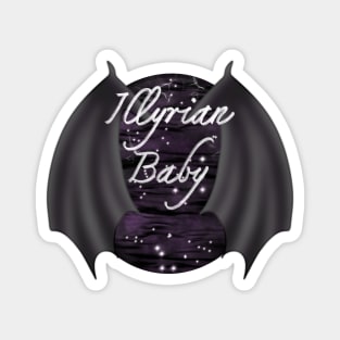 Illyrian Baby ACOTAR Book Series Bat Boys Wings Rhysand Cassian Azriel Night Court Velaris Magnet