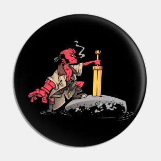 The Sword and the Stone Fist Pin