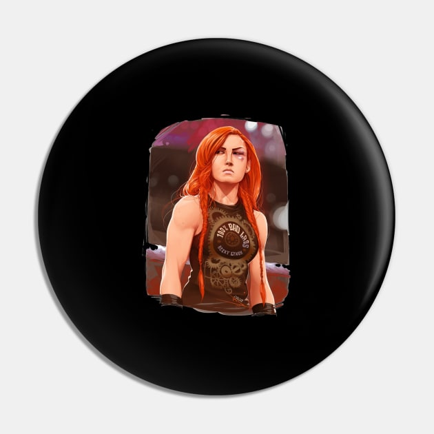 Becky Lynch Steel Pin by jojoerashop