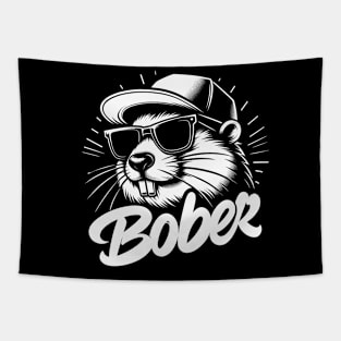 Funny Polish Internet Meme Bobr Bober Kurwa Graffiti Art Tapestry