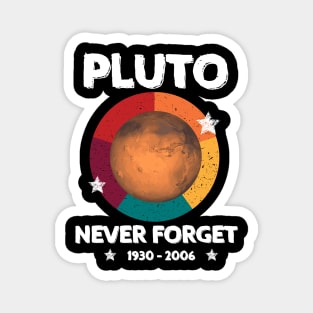 Never Forget Pluto Magnet