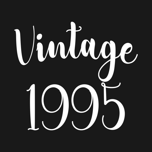 24th Birthday, Vintage 1995 by UniqueBoutique