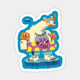 Swim Ready Polar Bear Magnet