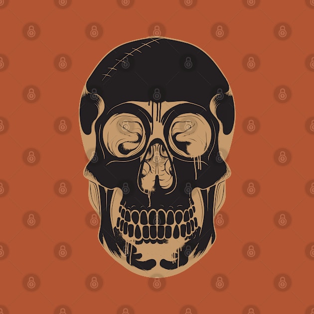 Bloody Skull by ginanperdana