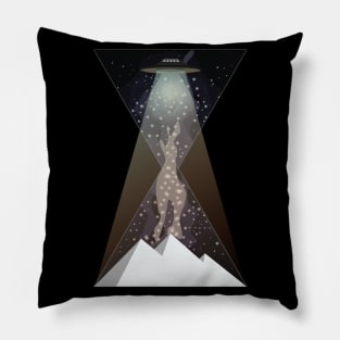 Ufo Pyramids of Time v1 Pillow