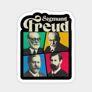 Sigmund Freud Comics White Magnet