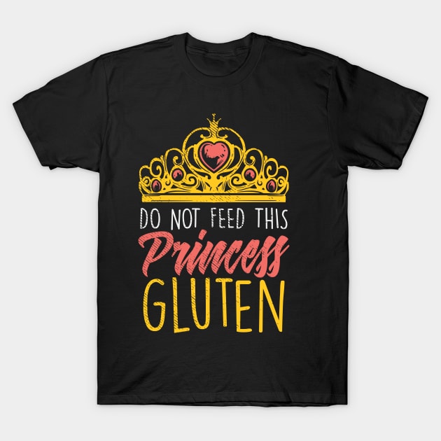 Funny Gluten Free T-Shirt Gluten Free Princess T-Shirt Funny Gluten Free T-Shirt Gluten Free Princess T-Shirt