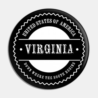 Virginia State Pin