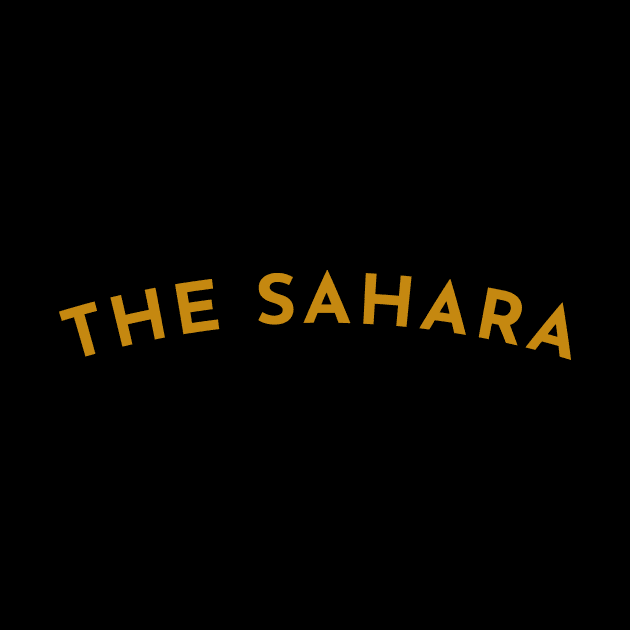 The Sahara Typography by calebfaires