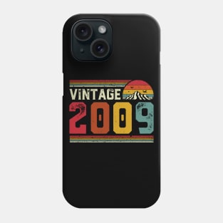 Vintage 2009 Birthday Gift Retro Style Phone Case