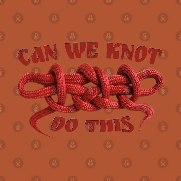 Can we knot do this? Square sheep shank knot red rope challenge by BrederWorks