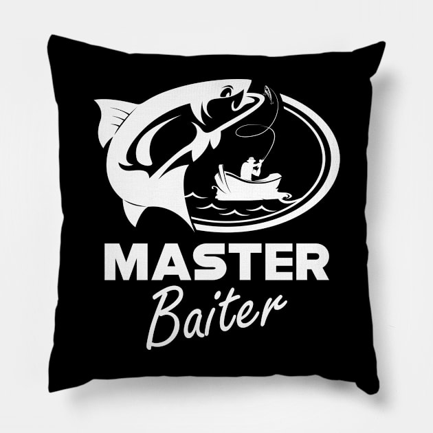 Fishing - Master Baiter Pillow by KC Happy Shop