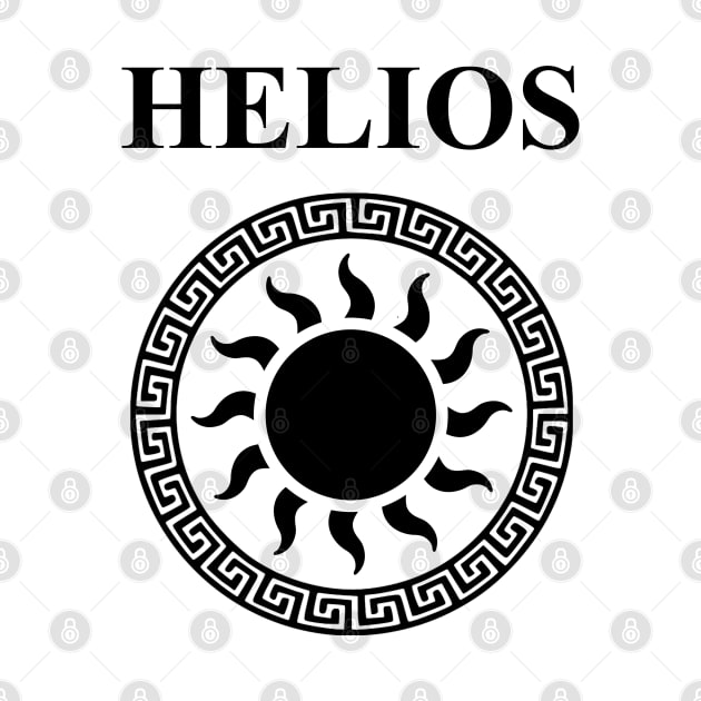 Helios Ancient Greek God of the Sun Symbol by AgemaApparel