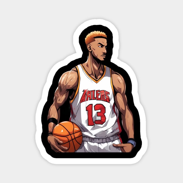 pro basketball Magnet by animegirlnft