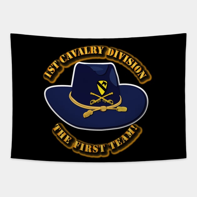 1st Cavalry Division - Cav Hat Tapestry by twix123844