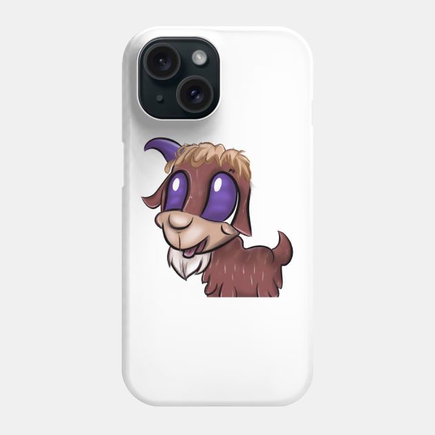 Cute Goat Drawing Phone Case by Play Zoo