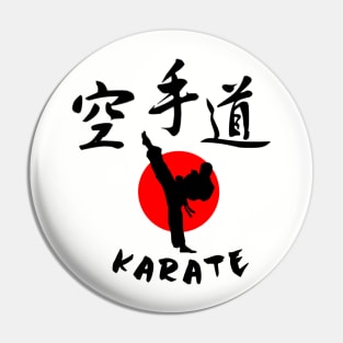 Karate t shirt Pin