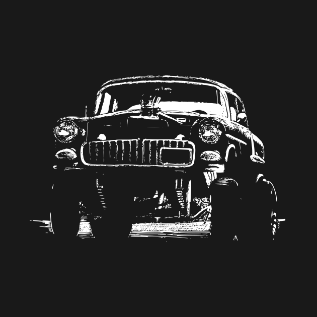 55 Chevy Gasser racer by ZoeysGarage